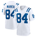 tocy IN.Colts #84 Tyler Warren Player White Home Game Stitched Jerseys