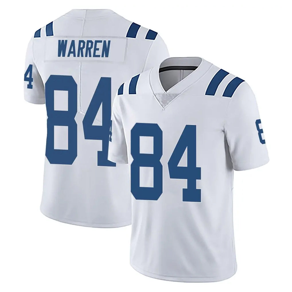 tocy IN.Colts #84 Tyler Warren Player White Limited Vapor Untouchable Home Game Stitched Jerseys