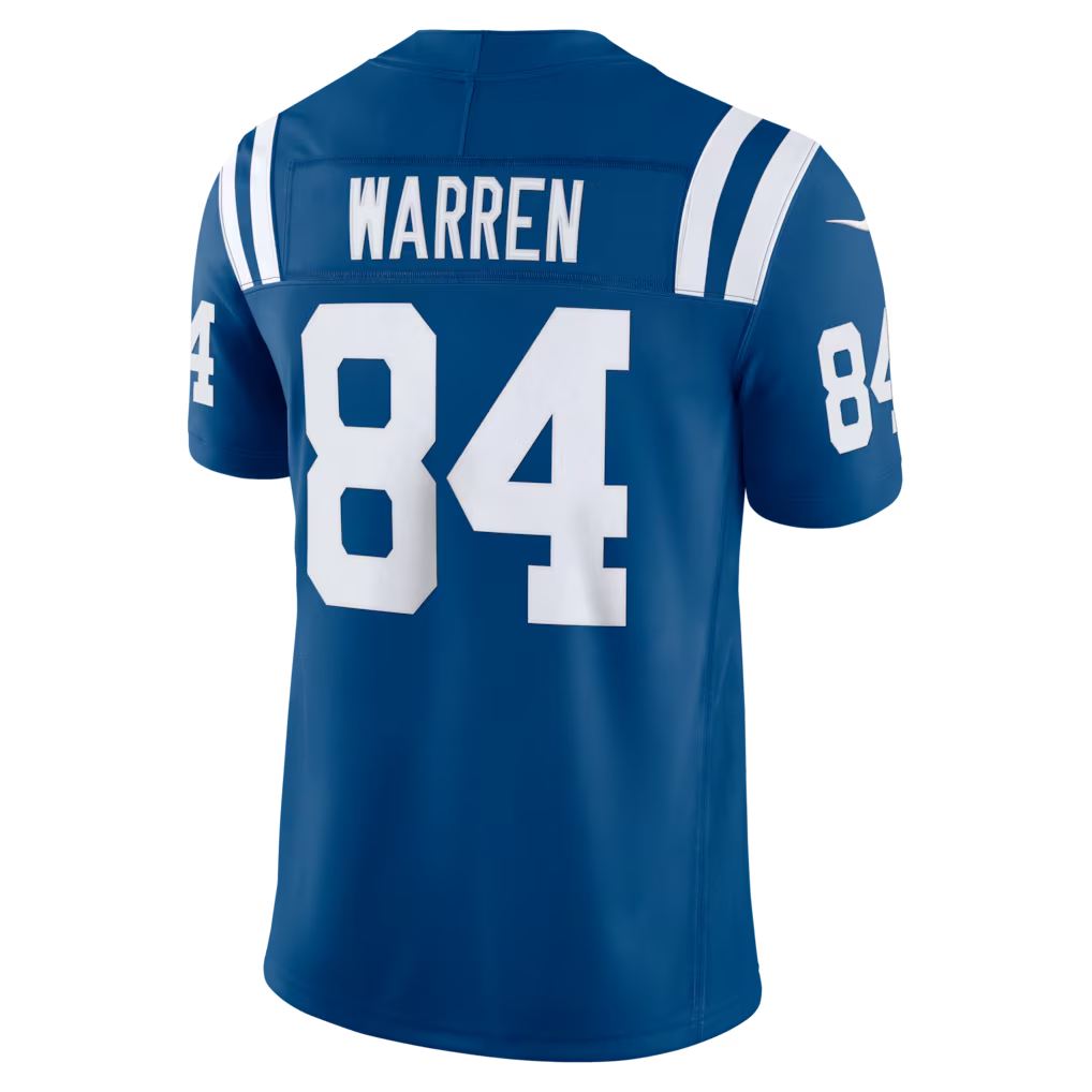 tocy IN.Colts #84 Tyler Warren Tyler Warren Royal Team Vapor F.U.S.E. Stitched Limited Jerseys