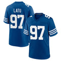 tocy IN.Colts #97 Laiatu Latu Player Royal Limited Home Game Stitched Jerseys