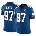 tocy IN.Colts #97 Laiatu Latu Player Royal Limited Indiana Nights Alternate Vapor F.U.S.E. Home Game Stitched Jerseys