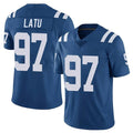 tocy IN.Colts #97 Laiatu Latu Player Royal Limited Vapor Untouchable Home Game Stitched Jerseys