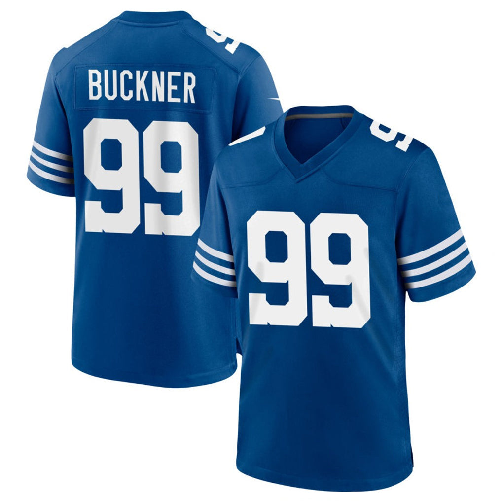 tocy IN.Colts #99 DeForest Buckner Player Royal Limited Home Game Stitched Jerseys