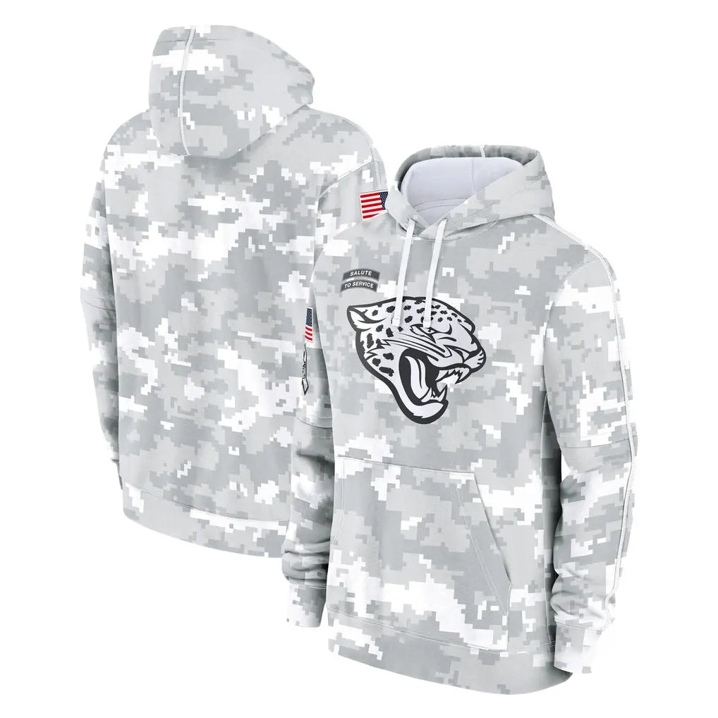 tocy J.Jaguars Arctic Camo Salute to Service Hoodies Limited Game Blank Player Stitched Jerseys