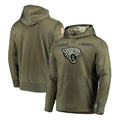tocy J.Jaguars Olive Salute to Service Pullover Hoodies Home Game Blank Player Stitched Jerseys