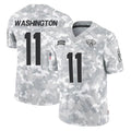 tocy J.Jaguars #11 Parker Washington Player Arctic Camo Salute To Service Limited Game Stitched Jerseys