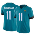 tocy J.Jaguars #11 Parker Washington Player Teal Vapor F.U.S.E. Limited Home Game Stitched Jerseys