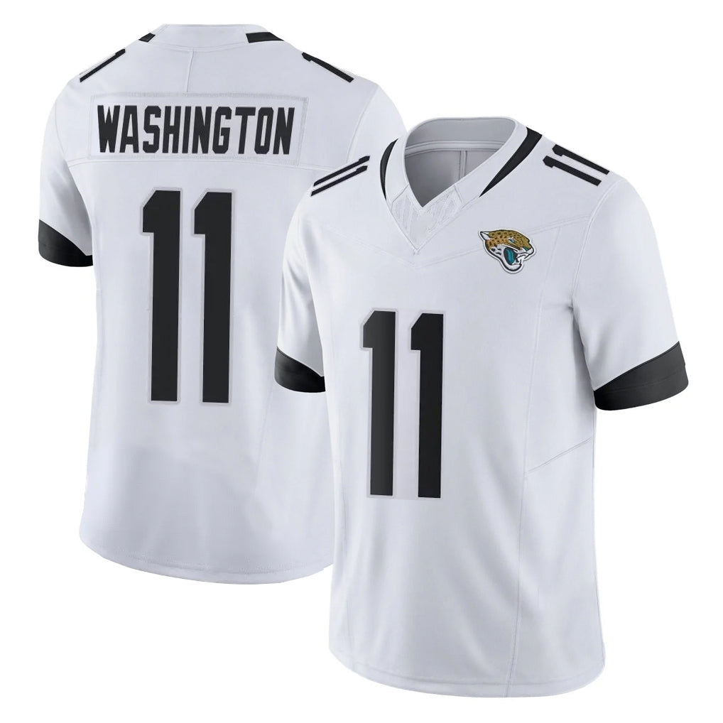 tocy J.Jaguars #11 Parker Washington Player White Vapor F.U.S.E. Limited Home Game Stitched Jerseys