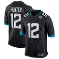 tocy J.Jaguars #12 Travis Hunter Player Black Replica Game Stitched Jerseys