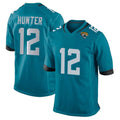 tocy J.Jaguars #12 Travis Hunter Player Teal Home Game Stitched Jerseys