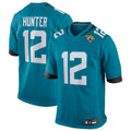 tocy J.Jaguars #12 Travis Hunter Player Teal Replica Game Stitched Jerseys