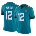 tocy J.Jaguars #12 Travis Hunter Player Teal Vapor F.U.S.E. Limited Home Game Stitched Jerseys