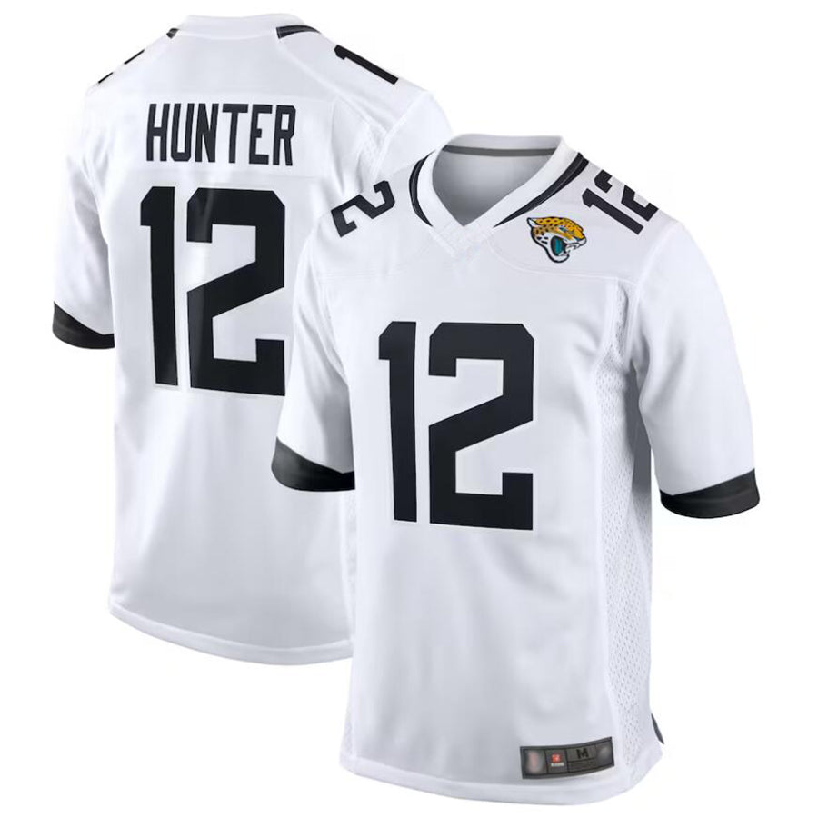 tocy J.Jaguars #12 Travis Hunter Player White Replica Game Stitched Jerseys