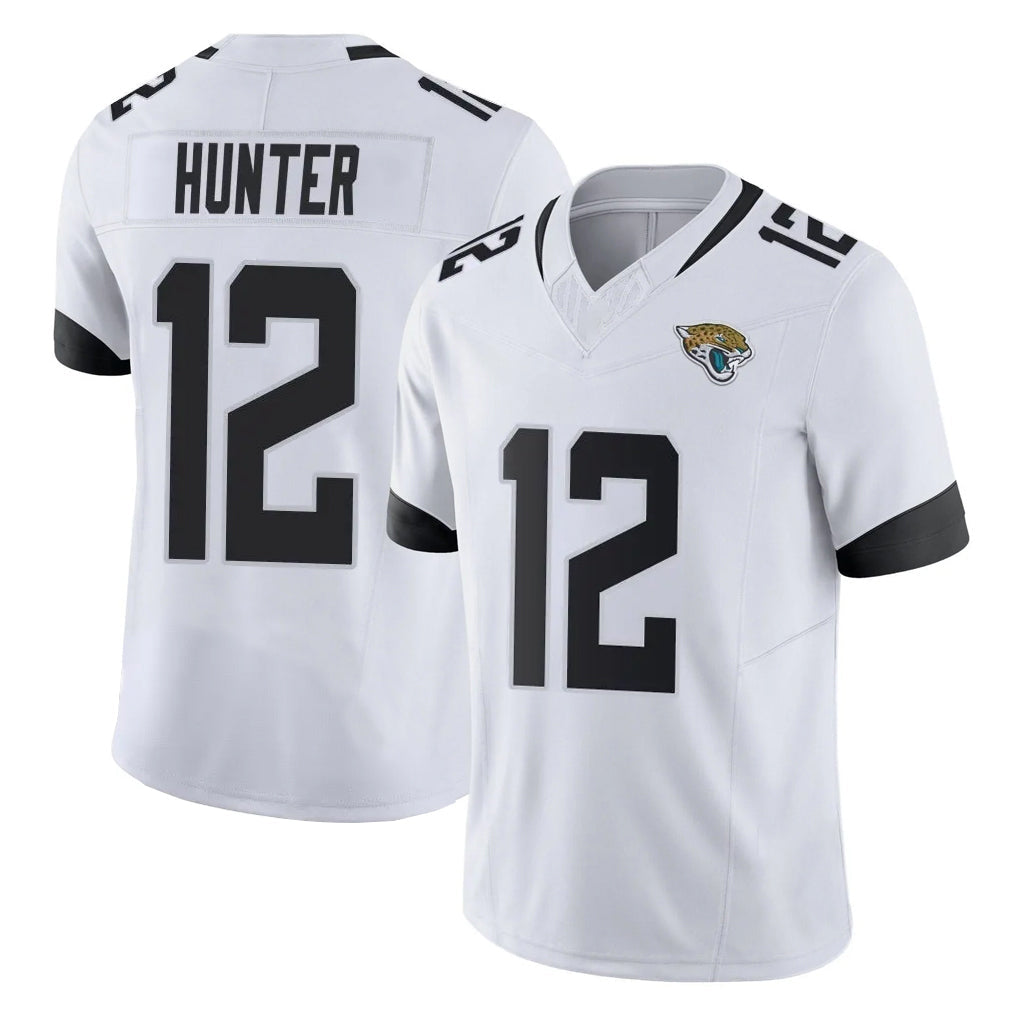 tocy J.Jaguars #12 Travis Hunter Player White Vapor F.U.S.E. Limited Home Game Stitched Jerseys