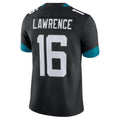 tocy J.Jaguars #16 Trevor Lawrence Black Alternate Vapor Limited Stitched Jerseys