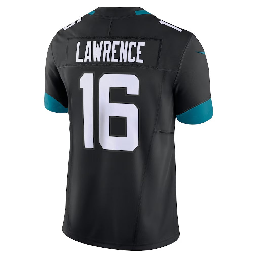 tocy J.Jaguars #16 Trevor Lawrence Black Vapor F.U.S.E. Limited Stitched Jerseys