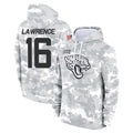 tocy J.Jaguars #16 Trevor Lawrence Player Arctic Camo Salute to Service Hoodies Limited Game Stitched Jerseys