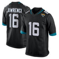 tocy J.Jaguars #16 Trevor Lawrence Player Black Home Game Stitched Jerseys