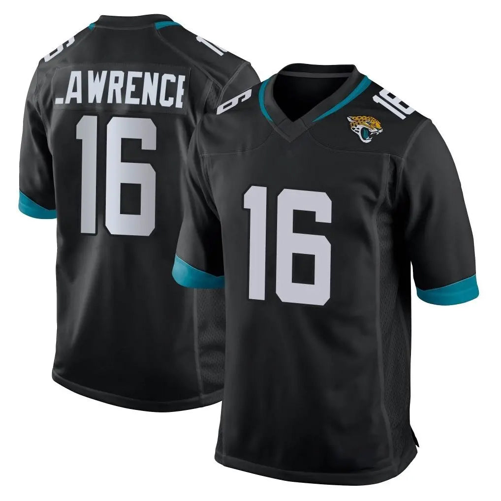 tocy J.Jaguars #16 Trevor Lawrence Player Black Home Game Stitched Jerseys