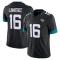 tocy J.Jaguars #16 Trevor Lawrence Player Black Vapor F.U.S.E. Limited Home Game Stitched Jerseys