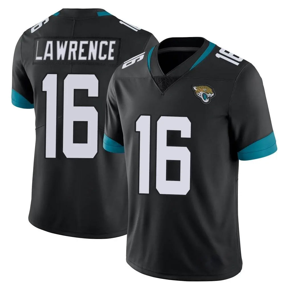 tocy J.Jaguars #16 Trevor Lawrence Player Black Vapor Untouchable Limited Home Game Stitched Jerseys