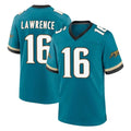 tocy J.Jaguars #16 Trevor Lawrence Player Teal Prowler Throwback Limited Home Game Stitched Jerseys