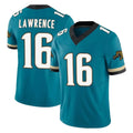 tocy J.Jaguars #16 Trevor Lawrence Player Teal Prowler Throwback Vapor F.U.S.E. Limited Home Game Stitched Jerseys