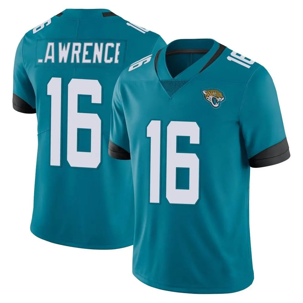 tocy J.Jaguars #16 Trevor Lawrence Player Teal Vapor Untouchable Limited Home Game Stitched Jerseys
