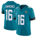 tocy J.Jaguars #16 Trevor Lawrence Player Teal Vapor Untouchable Limited Home Game Stitched Jerseys