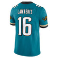 tocy J.Jaguars #16 Trevor Lawrence Teal Prowler Throwback Vapor F.U.S.E. Limited Stitched Jerseys