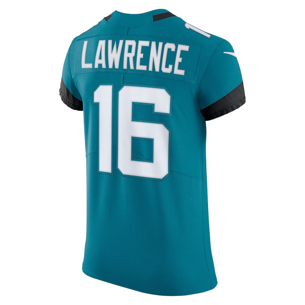 tocy J.Jaguars #16 Trevor Lawrence Teal Vapor Elite Stitched Jerseys