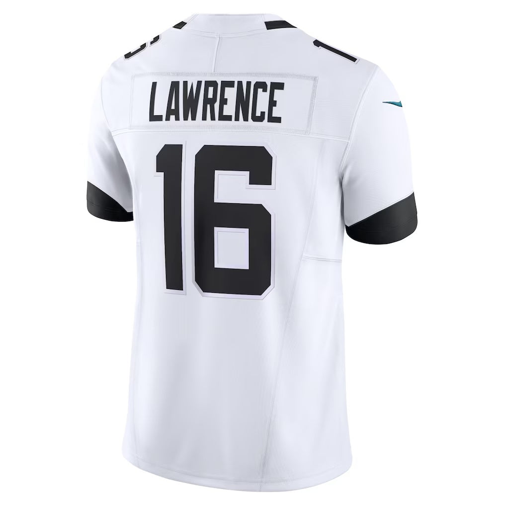 tocy J.Jaguars #16 Trevor Lawrence White Vapor F.U.S.E. Limited Stitched Jerseys