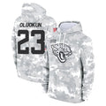 tocy J.Jaguars #23 Foyesade Oluokun Player Arctic Camo Salute to Service Hoodies Limited Game Stitched Jerseys
