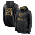 tocy J.Jaguars #23 Foyesade Oluokun Player Black Salute to Service Hoodies Limited Game Stitched Jerseys