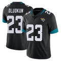 tocy J.Jaguars #23 Foyesade Oluokun Player Black Vapor Untouchable Limited Home Game Stitched Jerseys