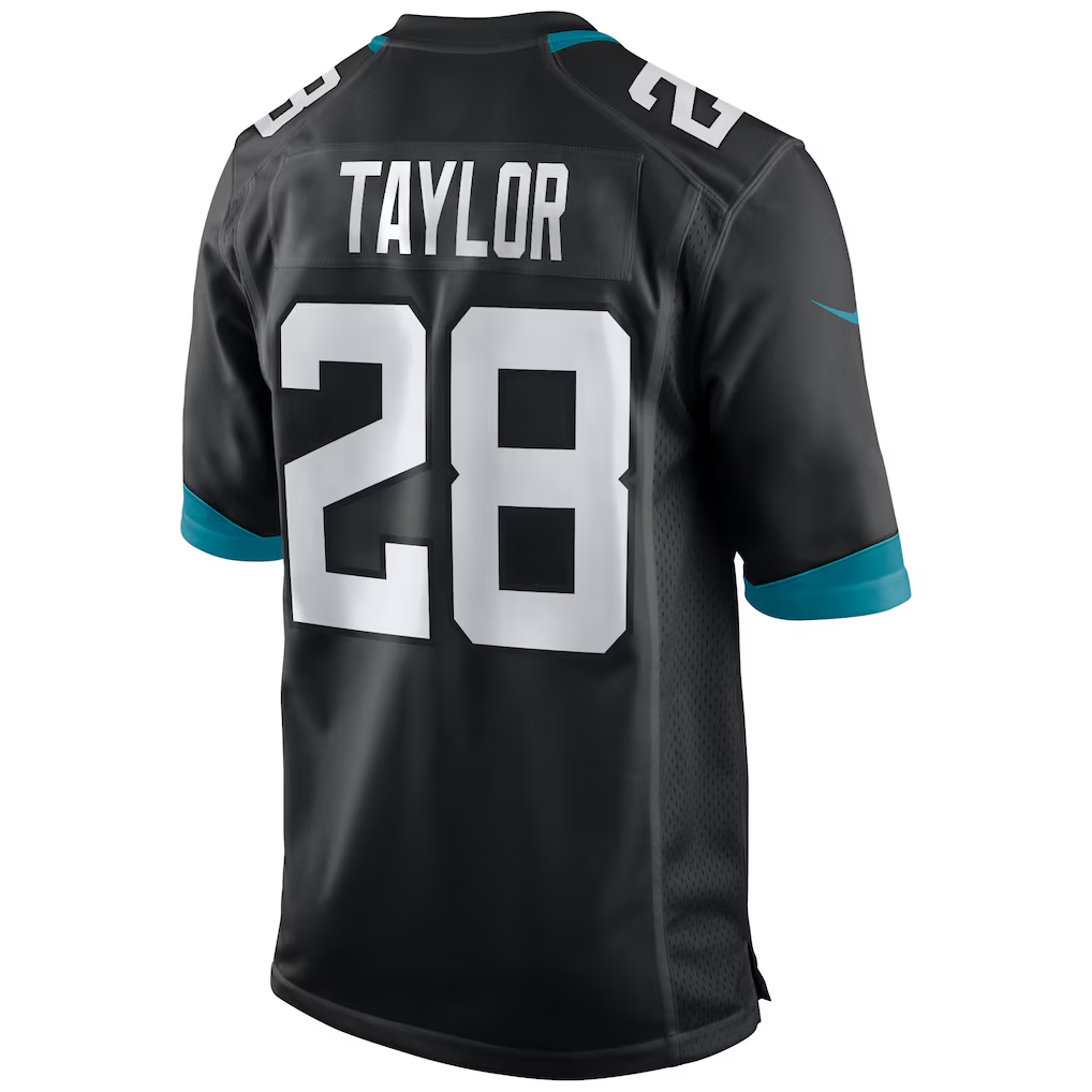 tocy J.Jaguars #28 Fred Taylor Black Retired Player Alternate Game Stitched Jerseys
