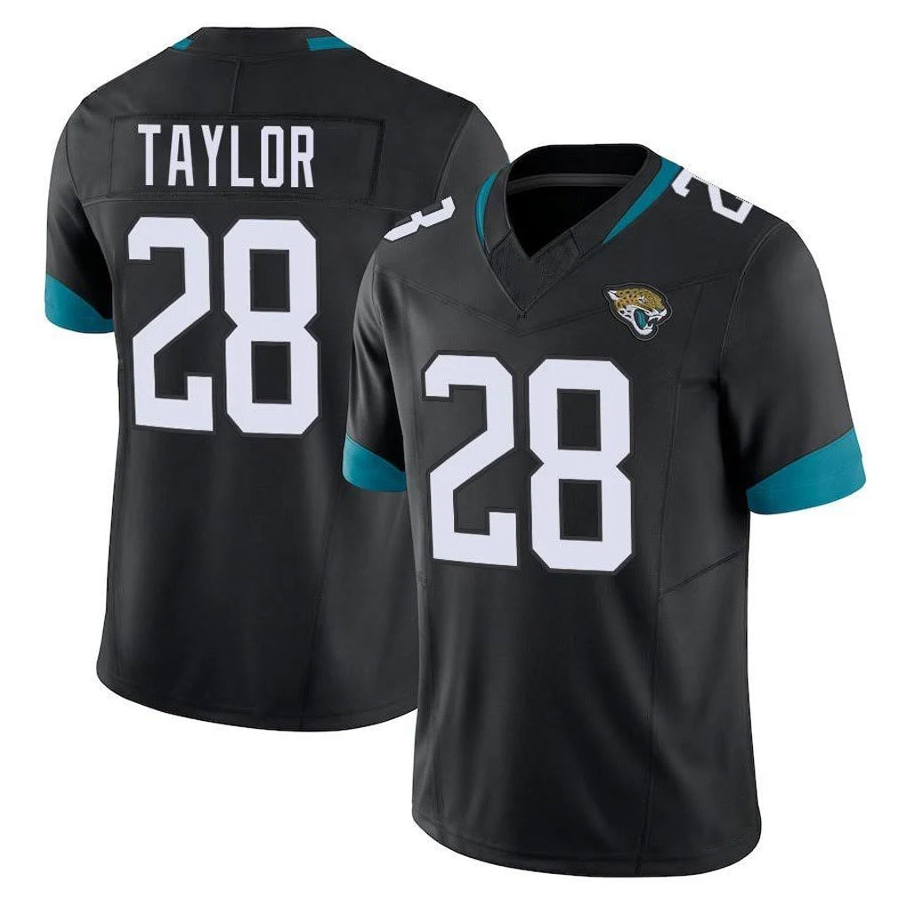 tocy J.Jaguars #28 Fred Taylor Player Black Vapor F.U.S.E. Limited Home Game Stitched Jerseys