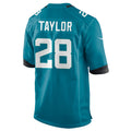 tocy J.Jaguars #28 Fred Taylor Player Teal Home Game Stitched Jerseys