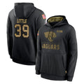 tocy J.Jaguars #39 Cam Little Player Black Salute to Service Hoodies Limited Game Stitched Jerseys