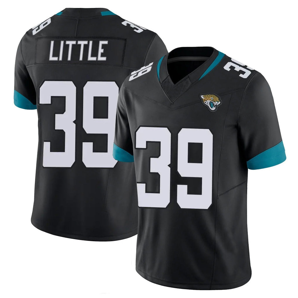 tocy J.Jaguars #39 Cam Little Player Black Vapor F.U.S.E. Limited Home Game Stitched Jerseys