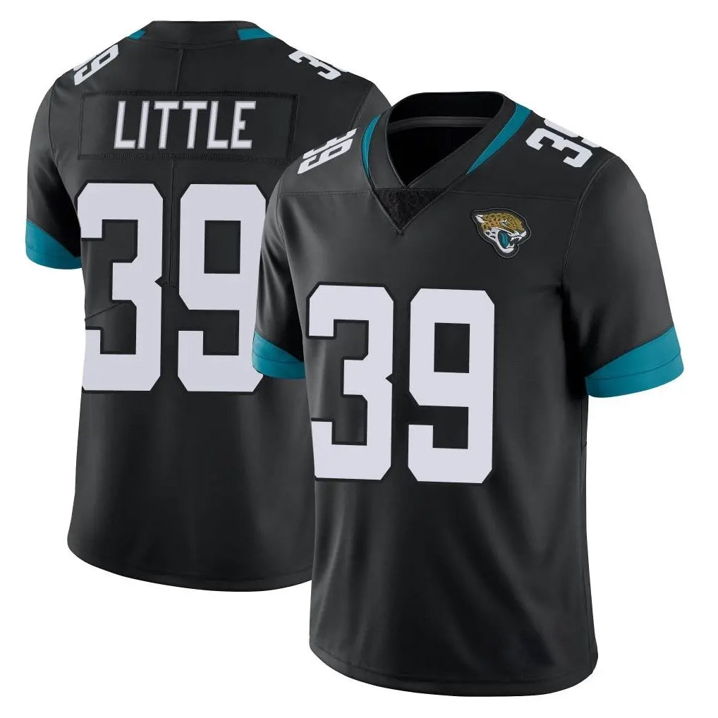 tocy J.Jaguars #39 Cam Little Player Black Vapor Untouchable Limited Home Game Stitched Jerseys