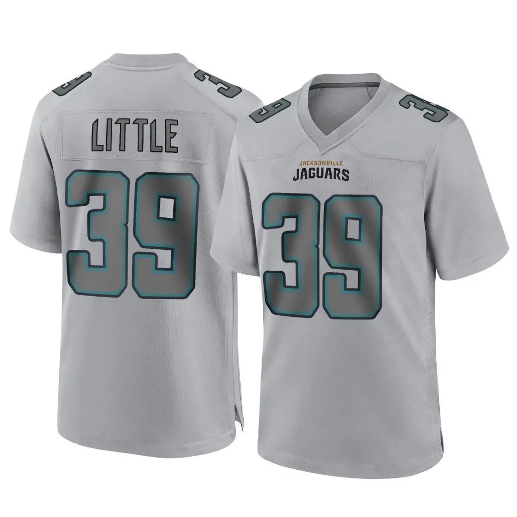 tocy J.Jaguars #39 Cam Little Player Gray Atmosphere Fashion Home Game Stitched Jerseys