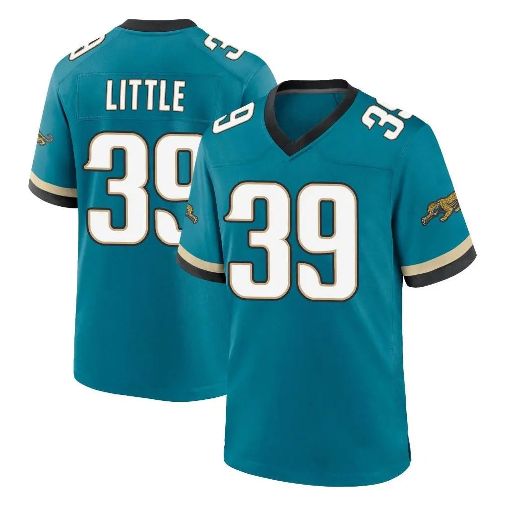 tocy J.Jaguars #39 Cam Little Player Teal Prowler Throwback Limited Home Game Stitched Jerseys