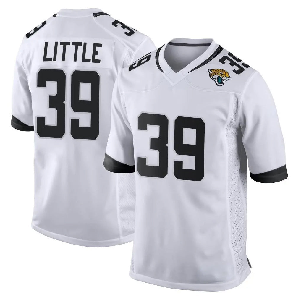 tocy J.Jaguars #39 Cam Little Player White Home Game Stitched Jerseys