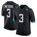 tocy J.Jaguars #3 Jakobi Meyers Player Black Home Game Stitched Jerseys