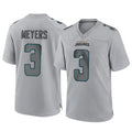 tocy J.Jaguars #3 Jakobi Meyers Player Gray Atmosphere Fashion Home Game Stitched Jerseys