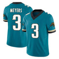 tocy J.Jaguars #3 Jakobi Meyers Player Teal Prowler Throwback Vapor F.U.S.E. Limited Home Game Stitched Jerseys