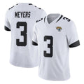 tocy J.Jaguars #3 Jakobi Meyers Player White Vapor F.U.S.E. Limited Home Game Stitched Jerseys