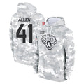 tocy J.Jaguars #41 Josh Hines-Allen Player Arctic Camo Salute to Service Hoodies Limited Game Stitched Jerseys