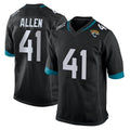 tocy J.Jaguars #41 Josh Hines-Allen Player Black Home Game Stitched Jerseys